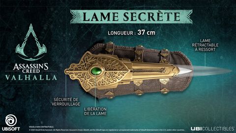 Replique - Assassin's Creed Valhalla - Lame Secrete